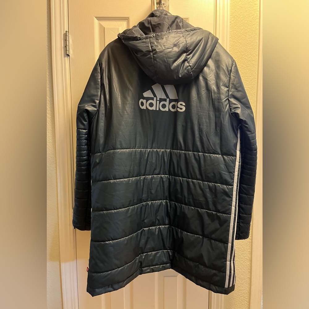 Adidas Portland Timbers FC Men’s Long Sleeve Winter Jacket - Picture 2 of 4